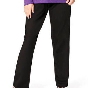 Pants sweat womens new size 4X(26W-28W) black 50% cotton 50% polyester Hanes JMS